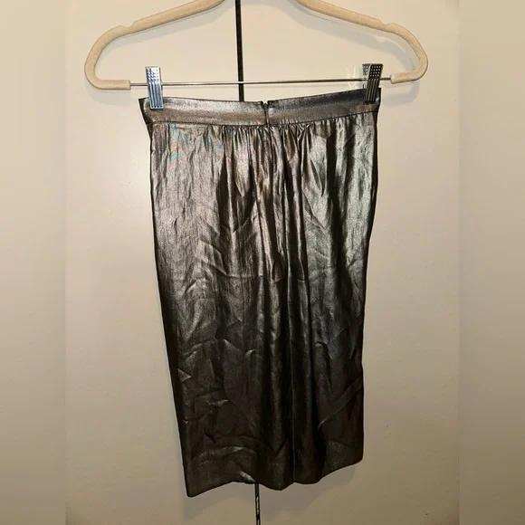 Etro Shimmering Metallic Pencil Skirt size 38 - Picture 2 of 3